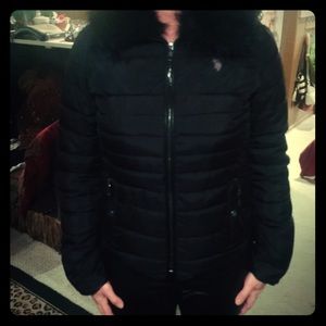 Puffer Fashion Jacket with Furr Collar